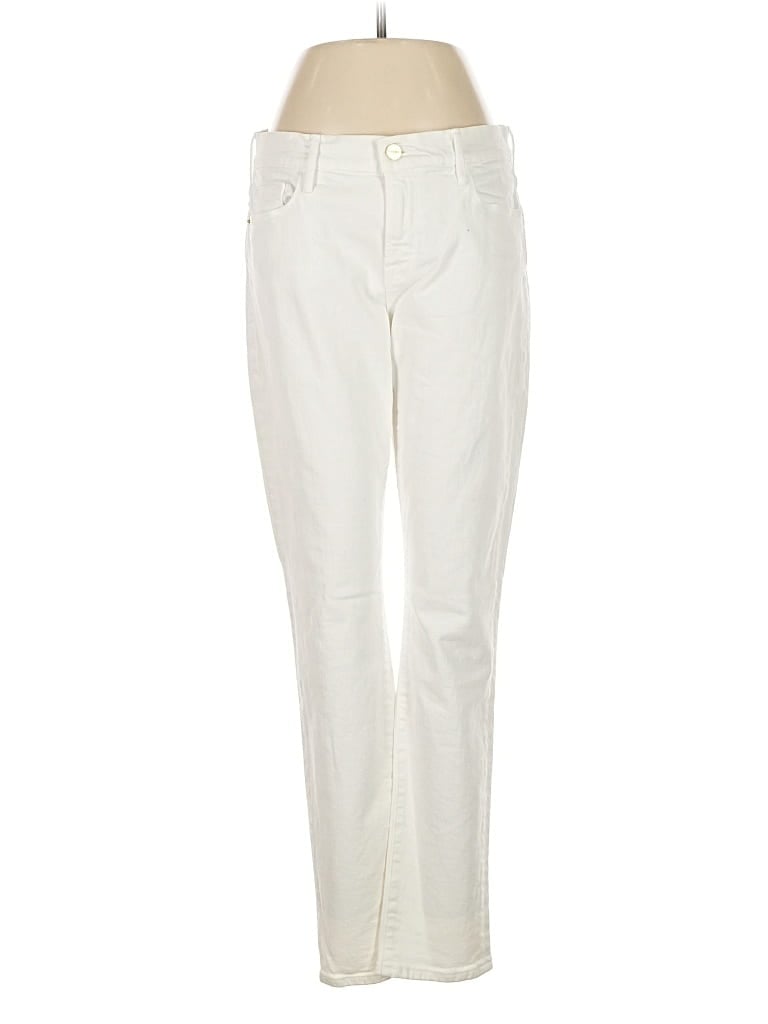 Pre-owned Frame Jeans In White