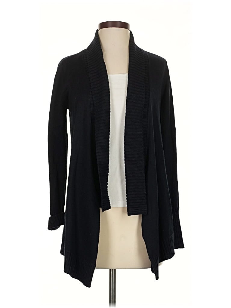 Pre-owned Joan Vass Cardigan Sweater In Black