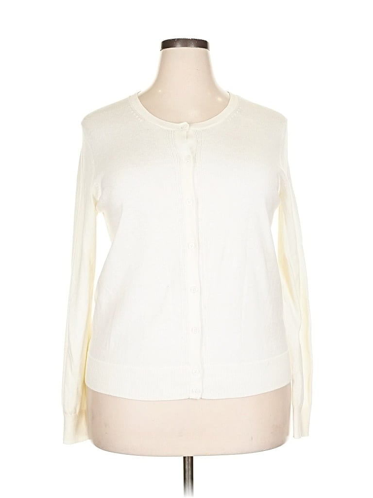 Pre-owned A New Day Cardigan Sweater In White