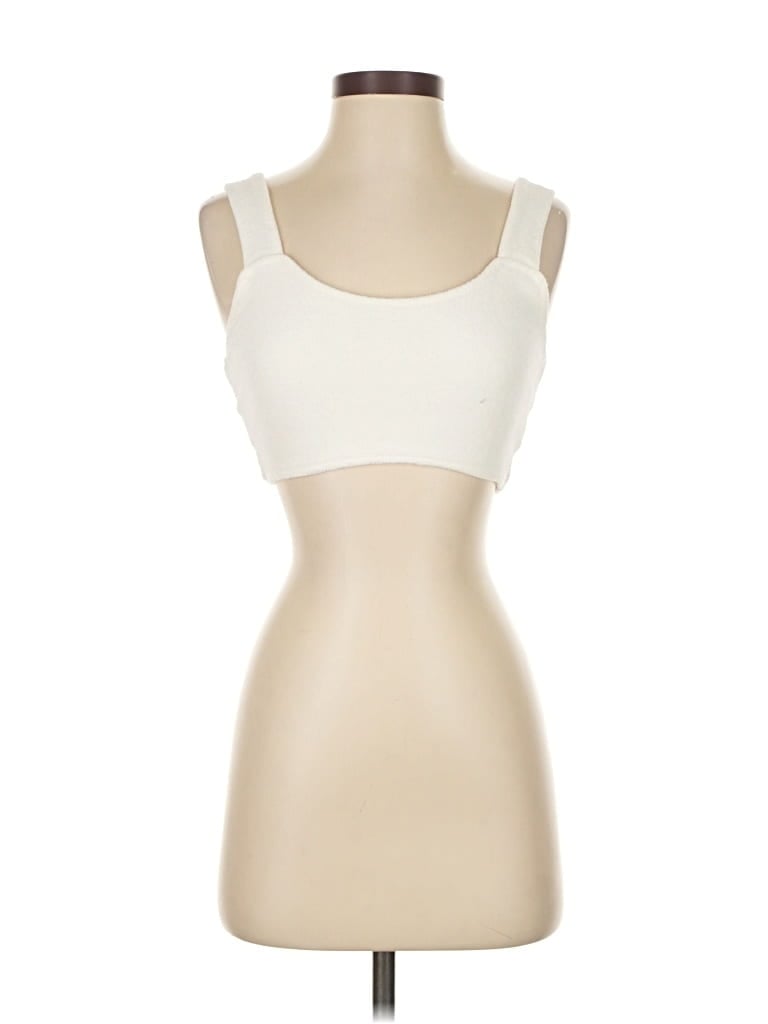 Pre-owned Vans Sports Bra In White