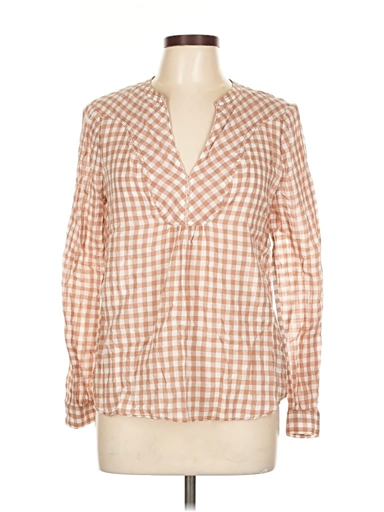 Pre-owned Holding Horses Long Sleeve T-shirt In Brown