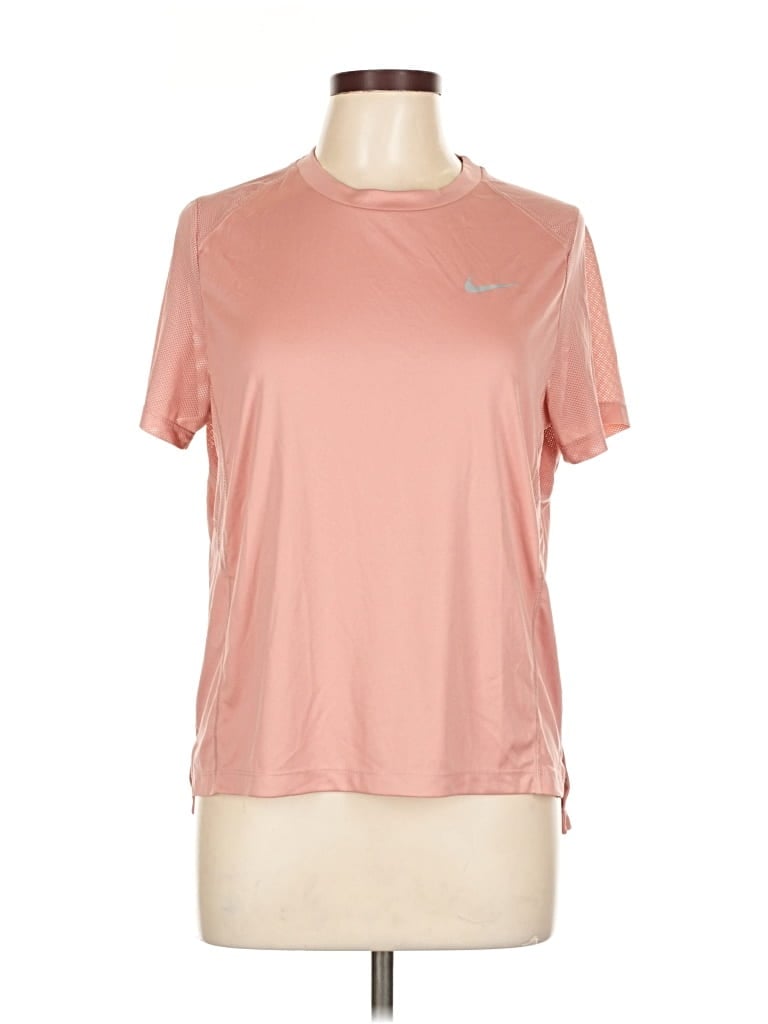 Pre-owned Nike Active T-shirt In Pink