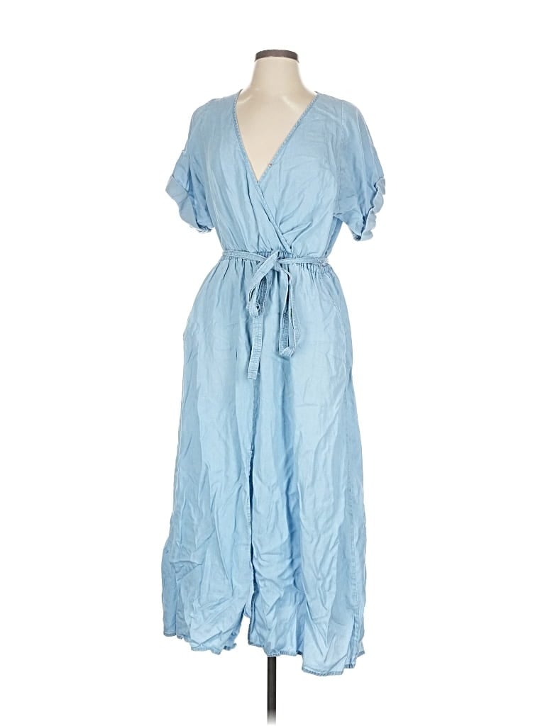 Pre-owned Karen Kane Casual Dress In Blue