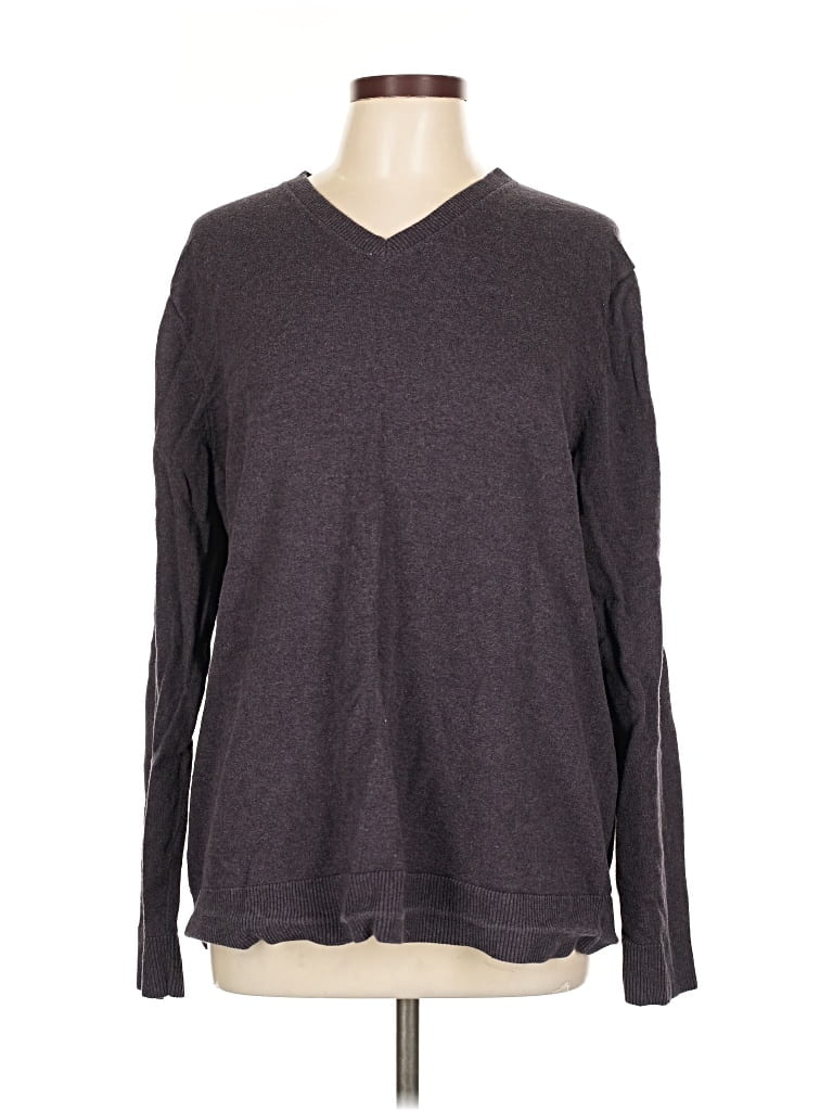 Pre-owned Eddie Bauer Pullover Sweater In Gray