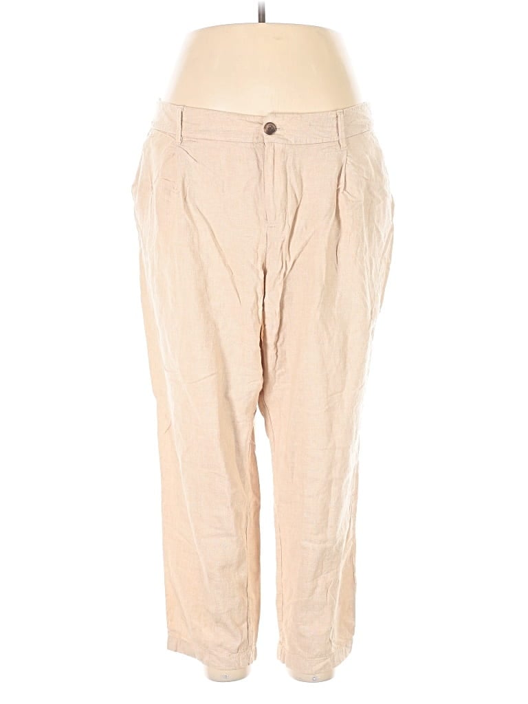 Pre-owned A New Day Linen Pants In Brown