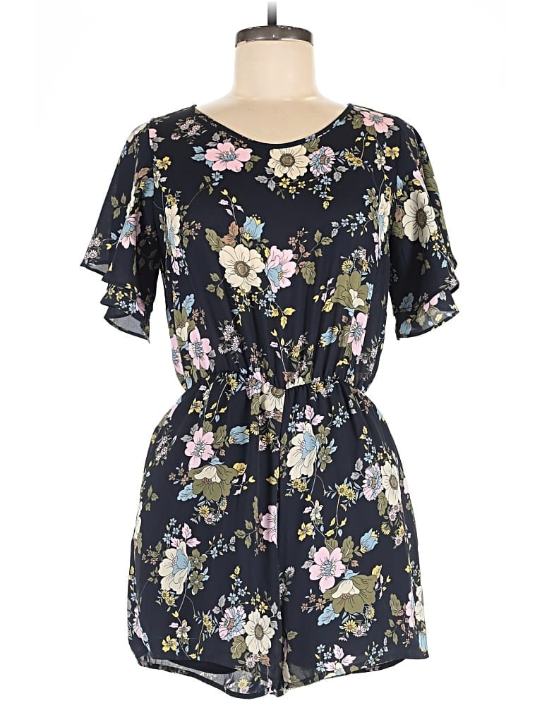 Pre-owned Sienna Sky Romper In Blue