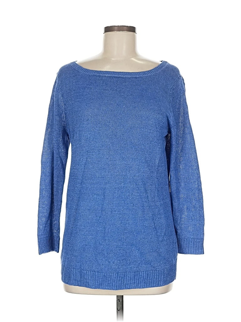 Pre-owned Talbots Pullover Sweater In Blue
