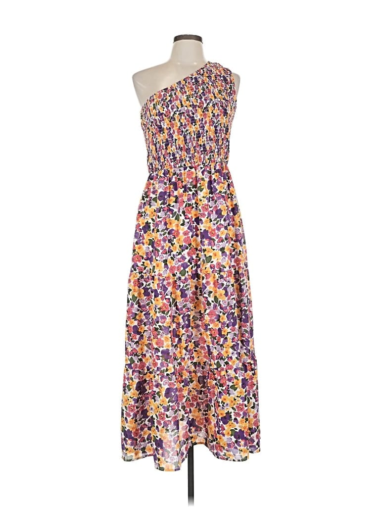 Pre-owned Btfbm Casual Dress In Purple