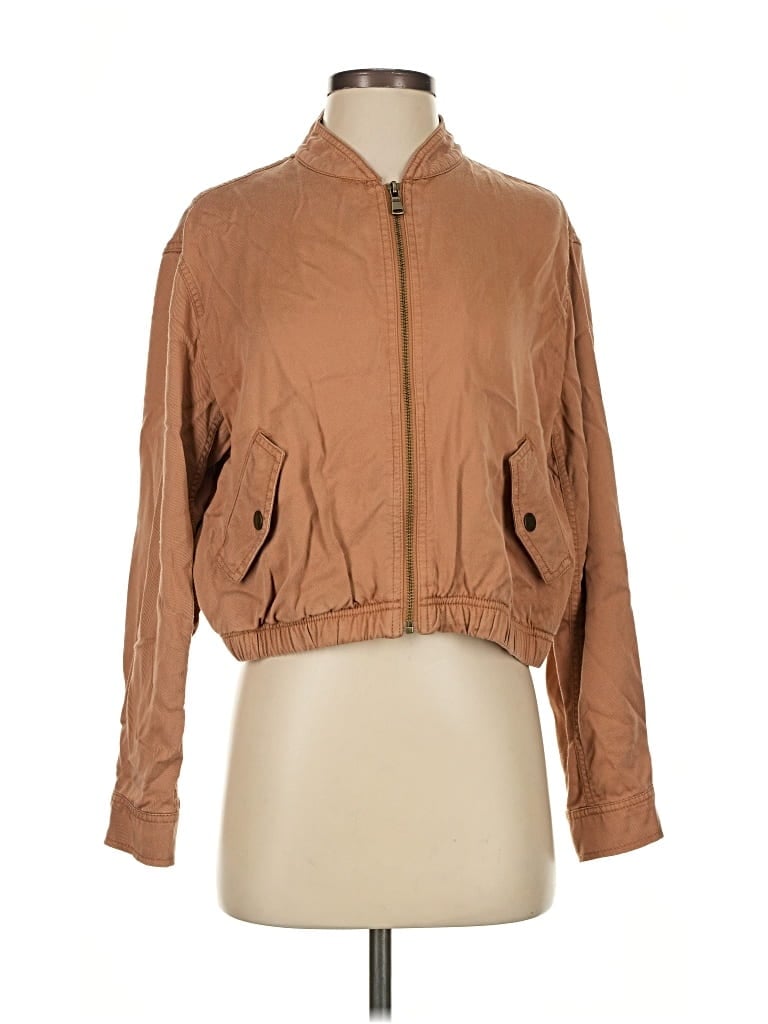 Pre-owned Ann Taylor Loft Jacket In Brown