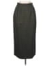 Talbots 100% Acetate Houndstooth Black Casual Skirt Size 12 - photo 1