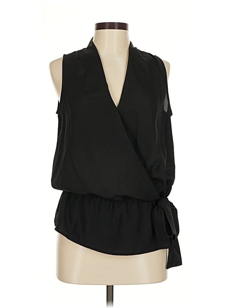 Pre-owned Michael Michael Kors Sleeveless Blouse In Black