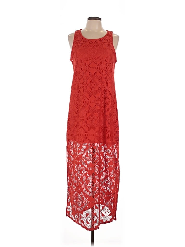Pre-owned Xhilaration Casual Dress In Red