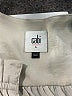 CAbi Gray Ivory Sleeveless Blouse Size L - photo 7