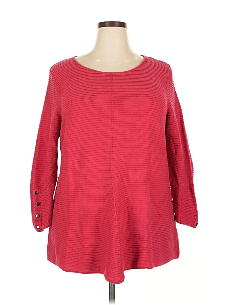 Pre-owned Unbranded Pullover Sweater In Red