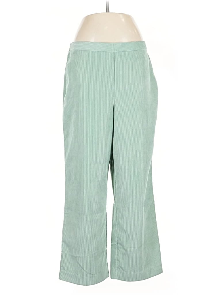 Pre-owned Alfred Dunner Casual Pants In Green