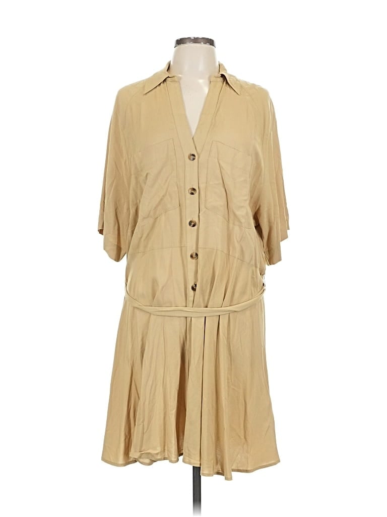 Pre-owned H&m Casual Dress In Brown