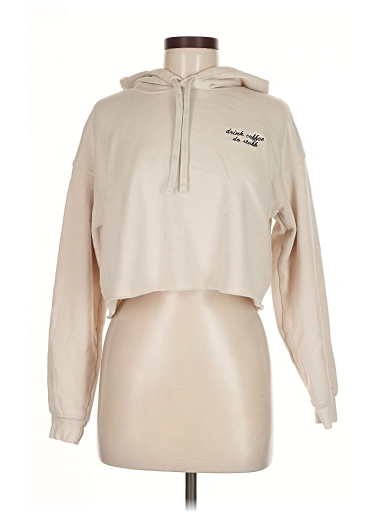 Pre-owned Assorted Brands Pullover Hoodie In White