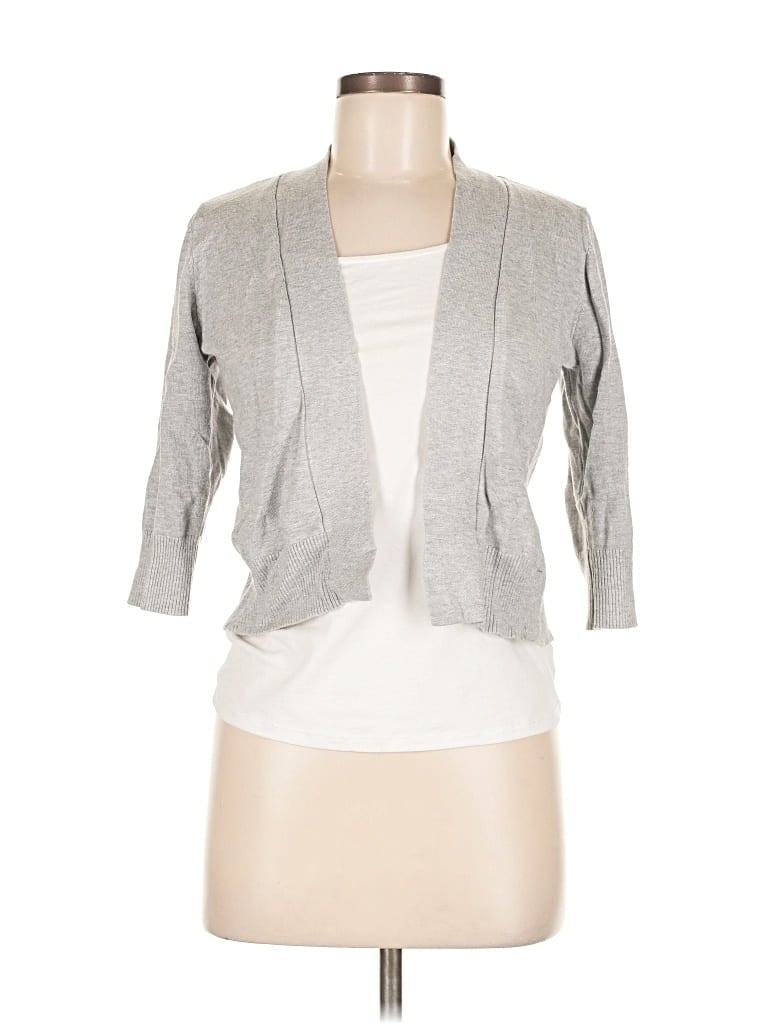 Pre-owned Unbranded Cardigan Sweater In Gray