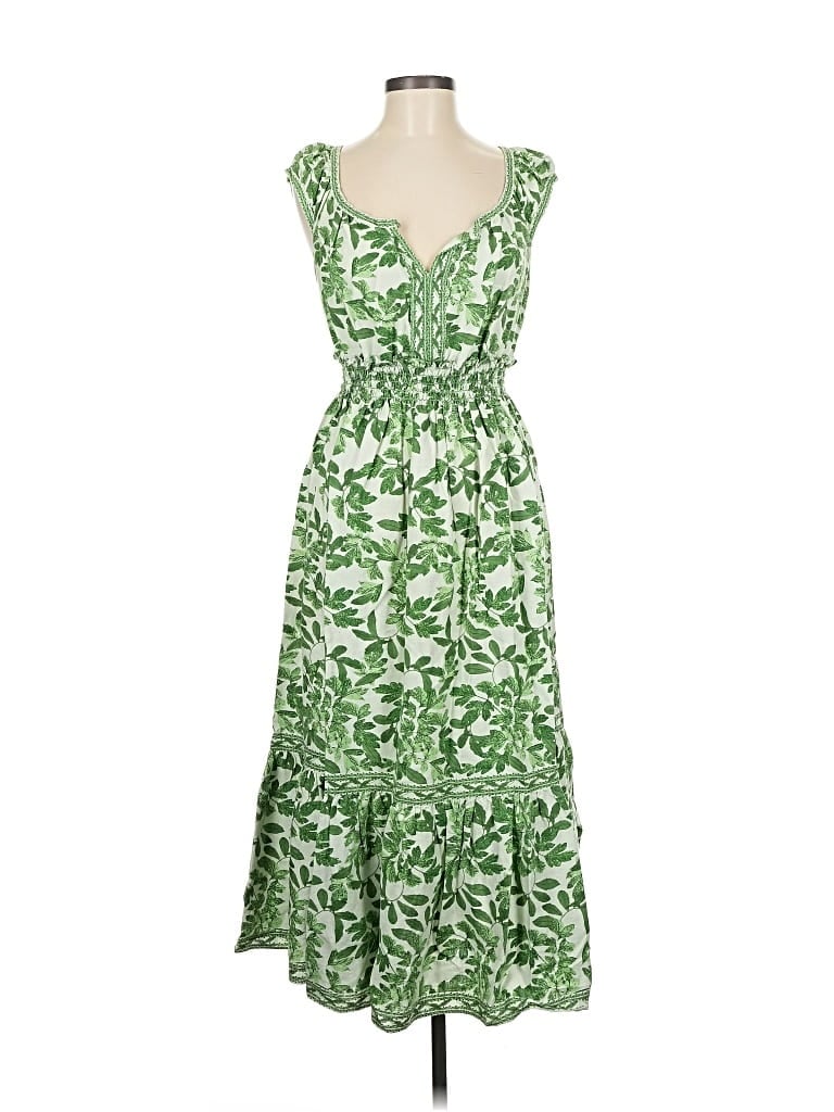 Pre-owned Max Studio Casual Dress In Green