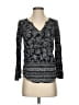 Old Navy 100% Rayon Black Long Sleeve Blouse Size XS - photo 1