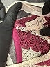 Maison Jules Stripes Burgundy Pullover Sweater Size S - photo 7