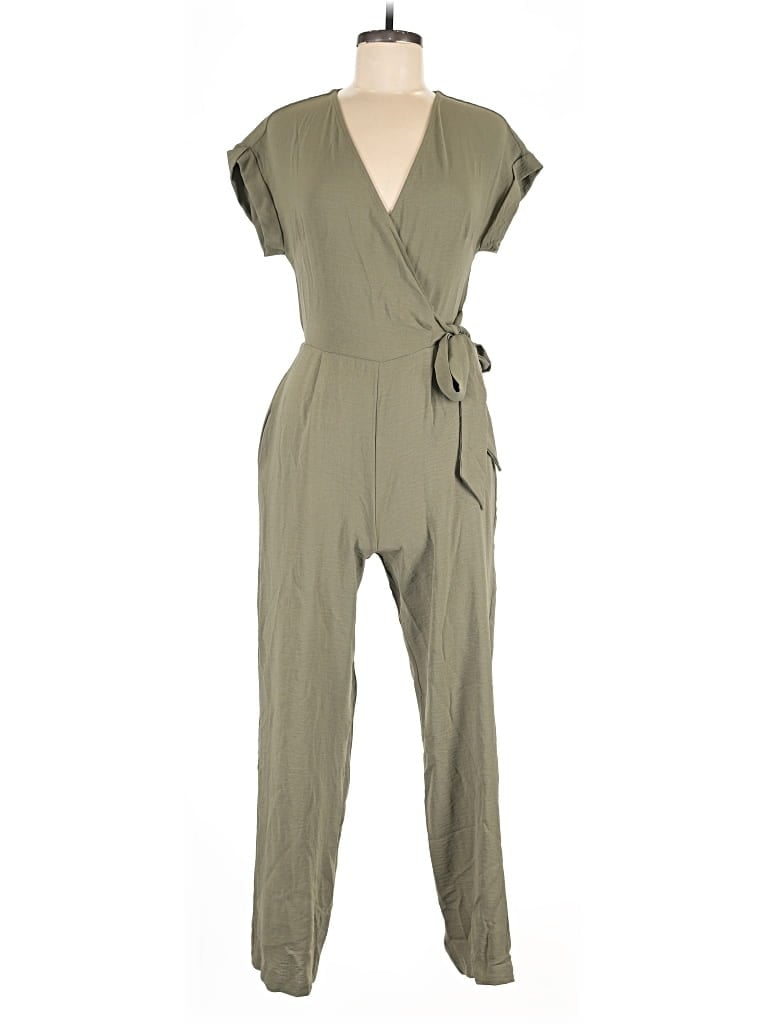 Pre-owned Monteau Jumpsuit In Green