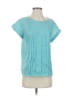 Jason Wu for Target 100% Polyester Teal Short Sleeve Blouse Size S - photo 1