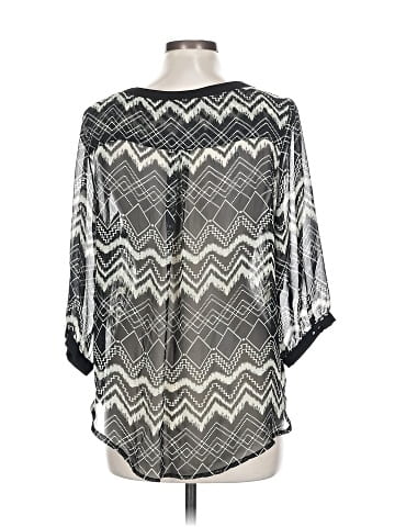 i Jeans by Buffalo 3/4 Sleeve Blouse (view 2)