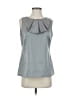 Gap Outlet 100% Polyester Gray Sleeveless Blouse Size S - photo 1