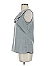Gap Outlet 100% Polyester Gray Sleeveless Blouse Size S - photo 5