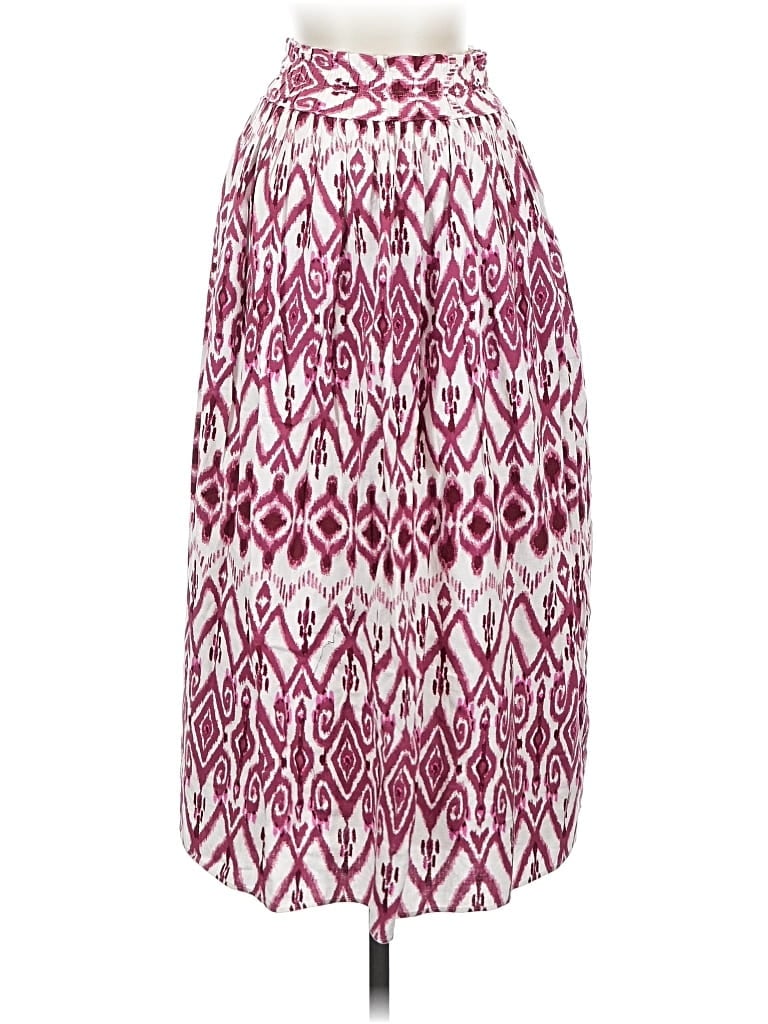 Pre-owned Ann Taylor Loft Casual Skirt In Burgundy