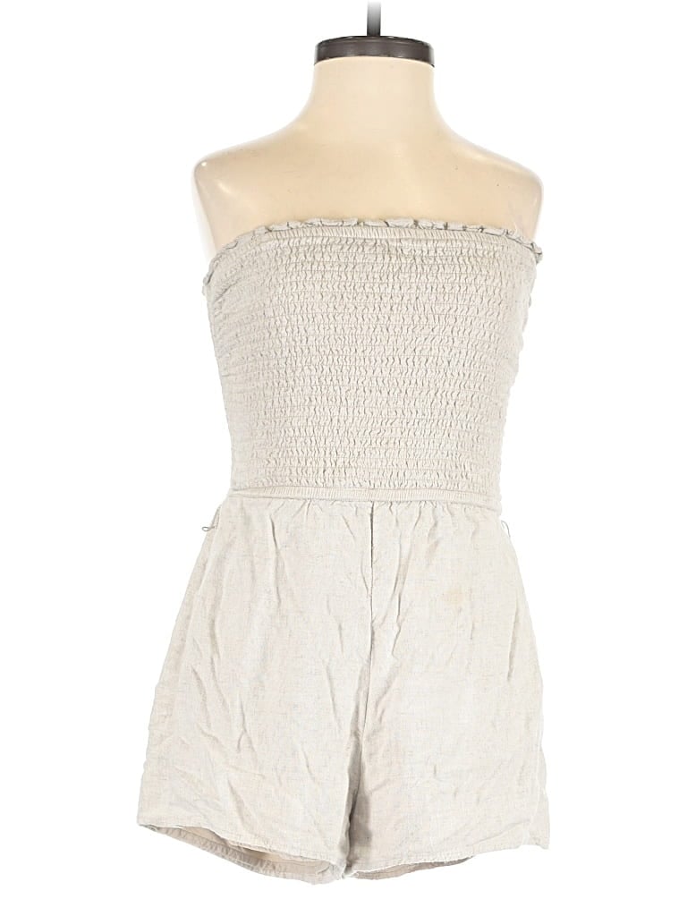 Pre-owned Abercrombie & Fitch Romper In Gray