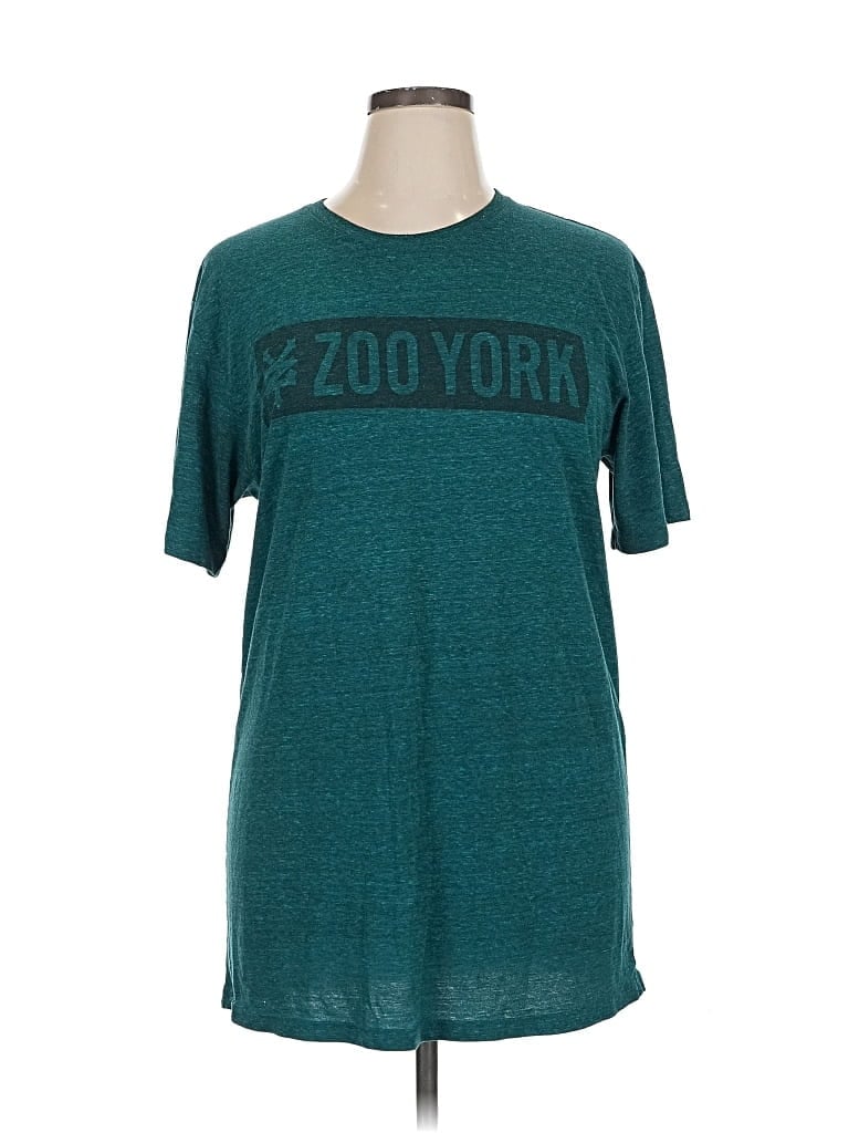 Pre-owned Zoo York Short Sleeve T-shirt In Blue