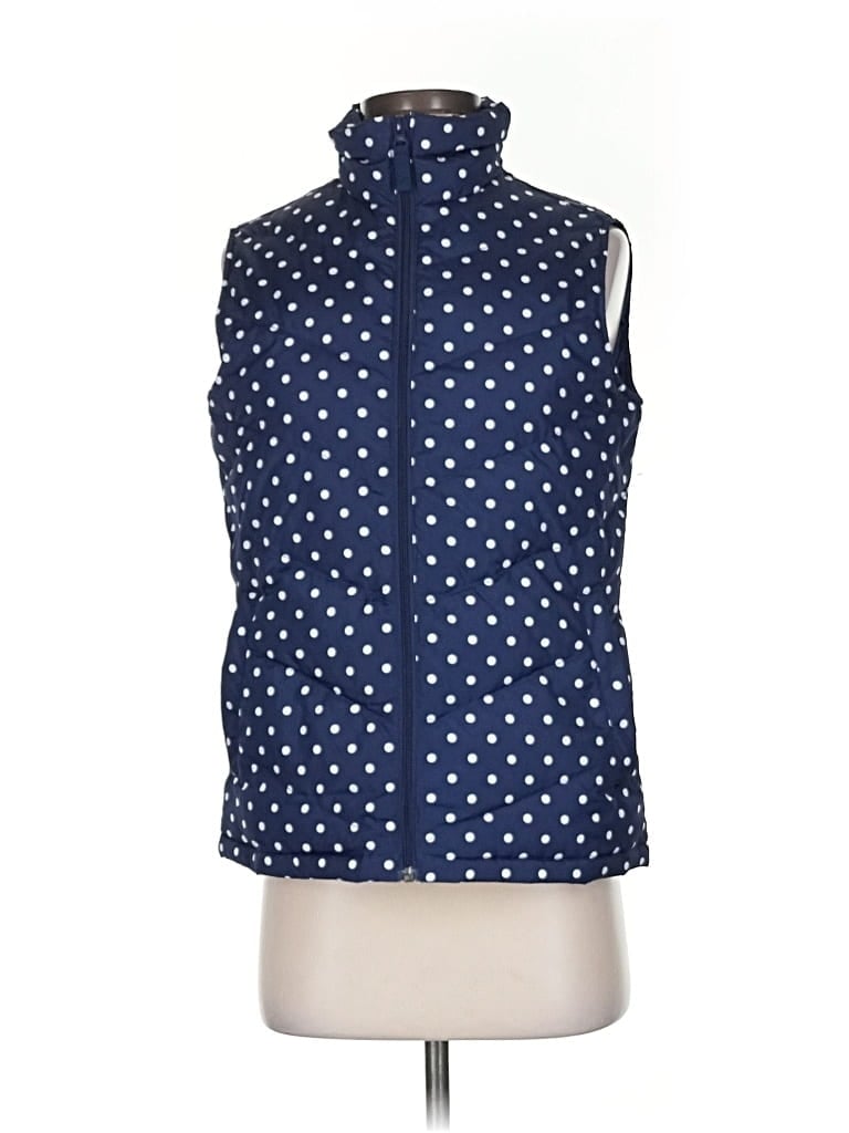 Pre-owned Lands' End Vest In Blue