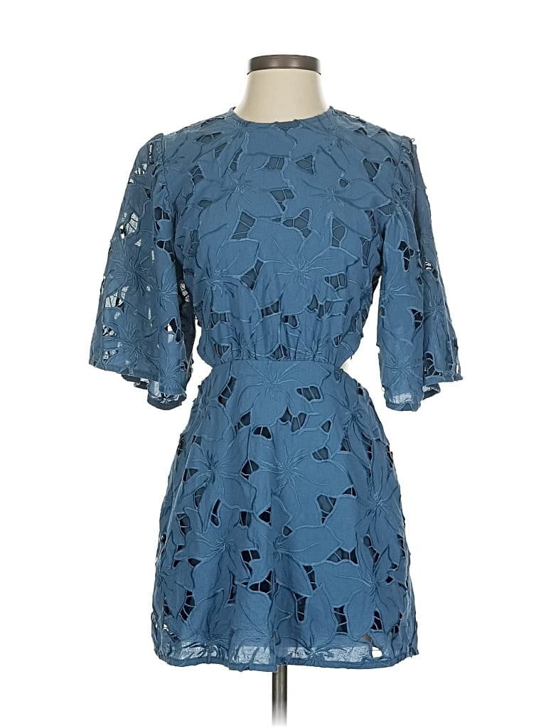 Pre-owned Vix By Paula Hermanny Cocktail Dress In Blue