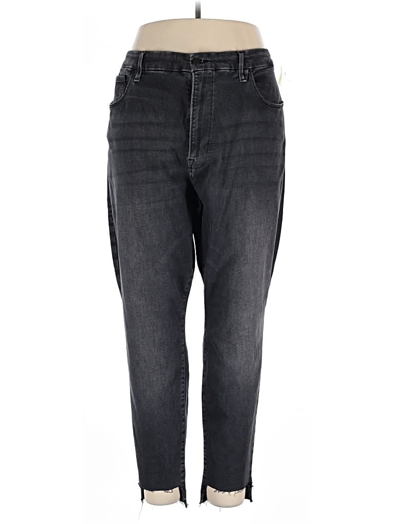 Pre-owned Good American Jeans In Black