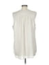 CAbi Gray Ivory Sleeveless Blouse Size L - photo 2
