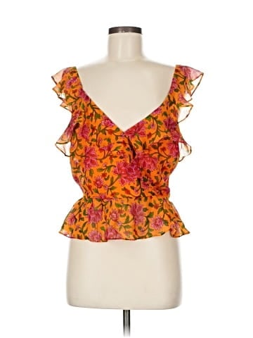 Veronica Beard Sleeveless Silk Top (view 1)