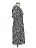 Halogen 100% Polyester Animal Print Black Casual Dress Size XXS - photo 4