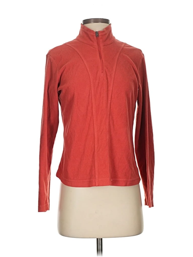 Pre-owned Columbia Turtleneck Sweater In Red