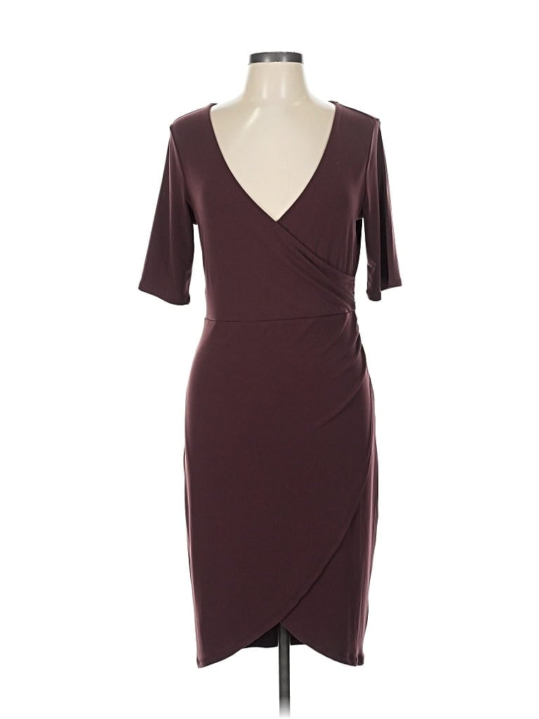 Pre-owned Leith Cocktail Dress In Burgundy