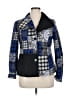 Linea Domani Graphic Blue Wool Blazer Size XL - photo 1