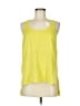 BCBGMAXAZRIA 100% Polyester Yellow Sleeveless Top Size M - photo 1