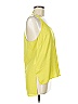 BCBGMAXAZRIA 100% Polyester Yellow Sleeveless Top Size M - photo 4