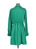 H&M 100% Polyester Solid Green Cocktail Dress Size M - photo 2