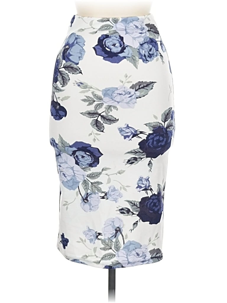 Pre-owned Doublju Formal Skirt In White