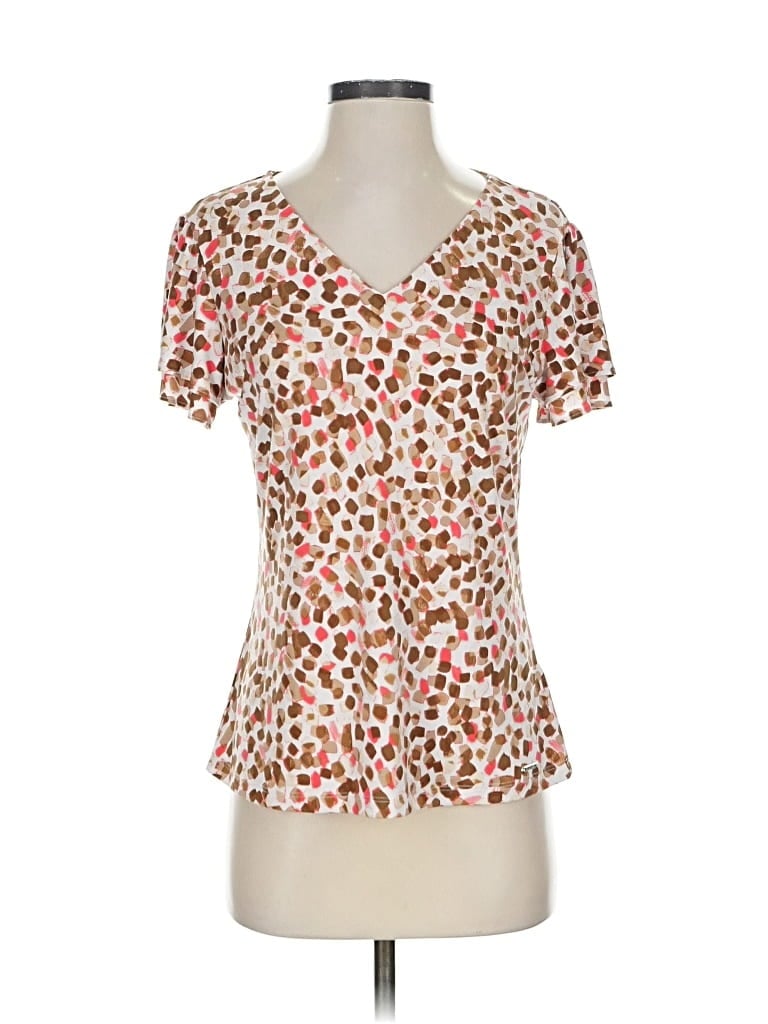 Pre-owned Calvin Klein Short Sleeve T-shirt In White