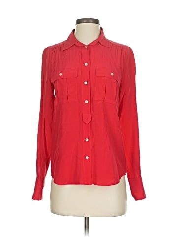 J.Crew Long Sleeve Silk Top (view 1)