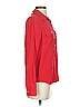 J.Crew 100% Silk Red Long Sleeve Silk Top Size 00 - photo 4