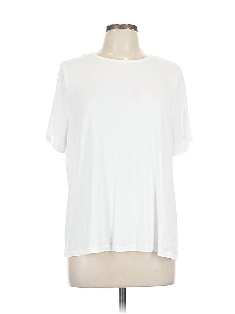 Pre-owned Old Navy Short Sleeve T-shirt In White